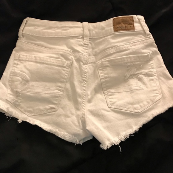 American Eagle white jean shorts - Picture 2 of 7